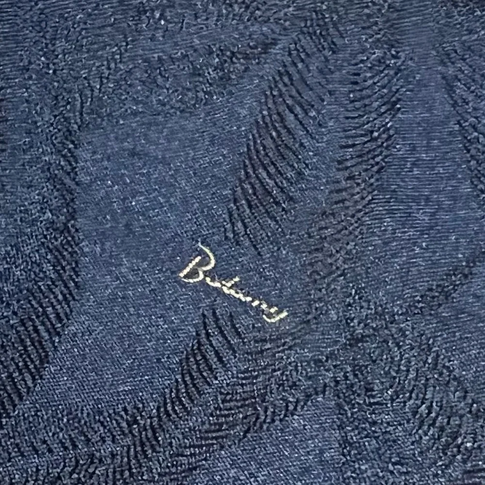 Botany 500 Blue Tie with Micro Paisley Pattern Men’s Formal Vintage Silk Blend‎